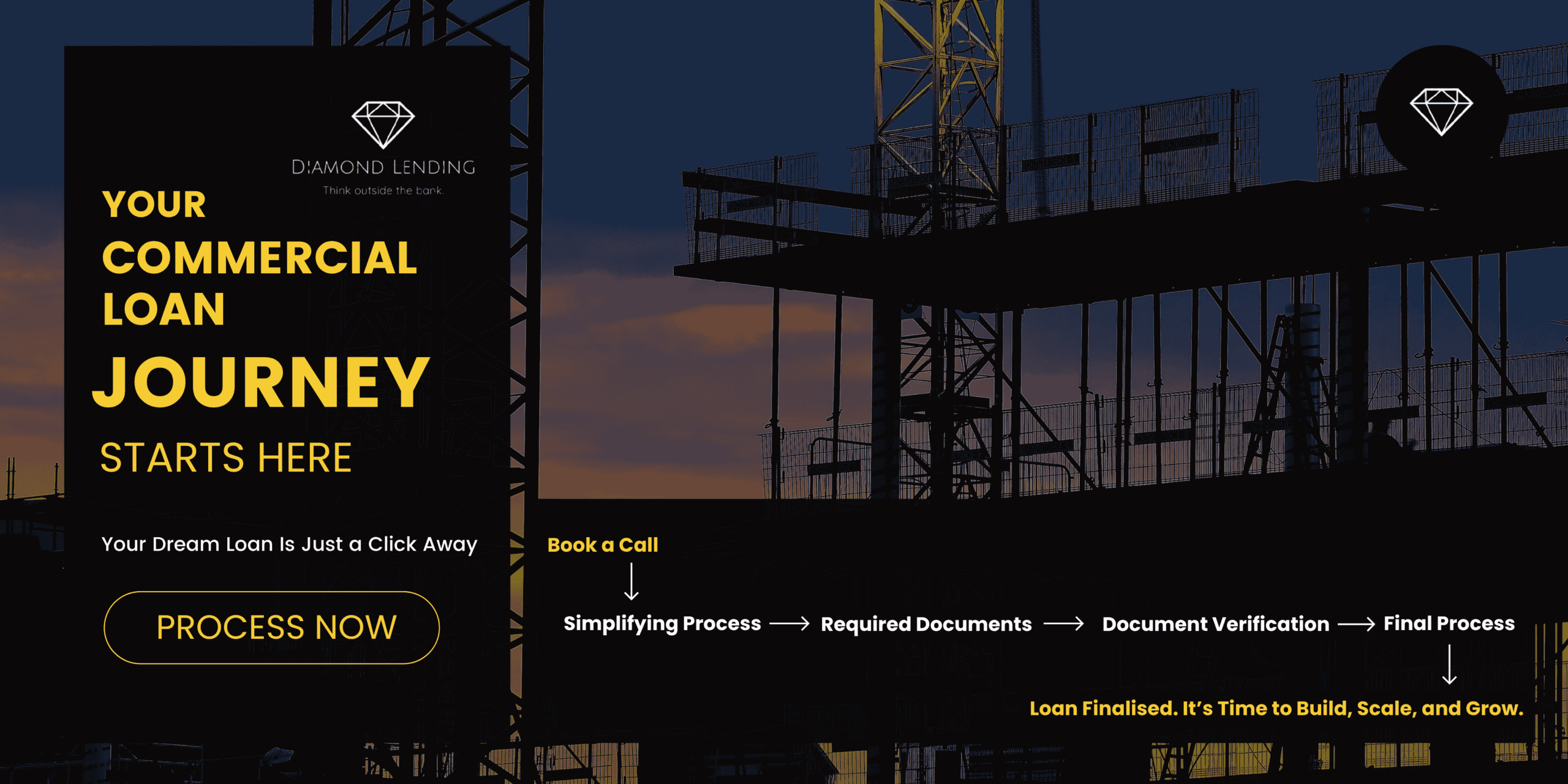 Commercial Loan Journey Map - Diamond Lending
