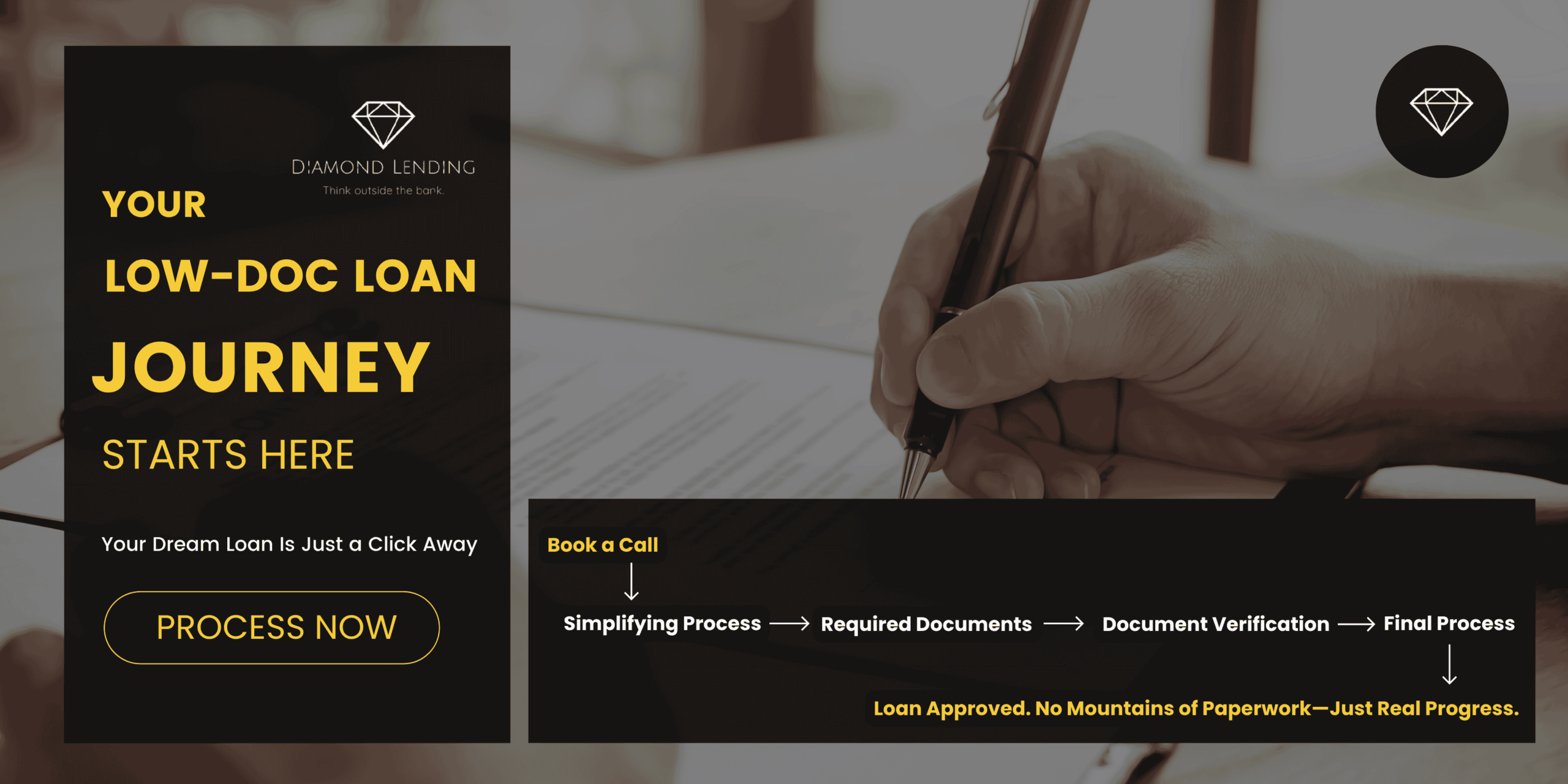 Low-Doc Loan Journey Map - Diamond Lending